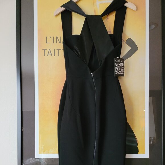 VICTORIA BECKHAM
Matte Crepe Cross Back Cami Fitted Dress. Size UK 6. - Picture 5 of 14